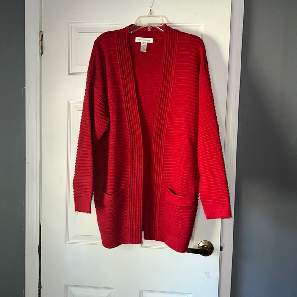 Jones of New York cardigan sweater.